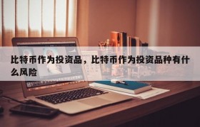 比特币作为投资品，比特币作为投资品种有什么风险